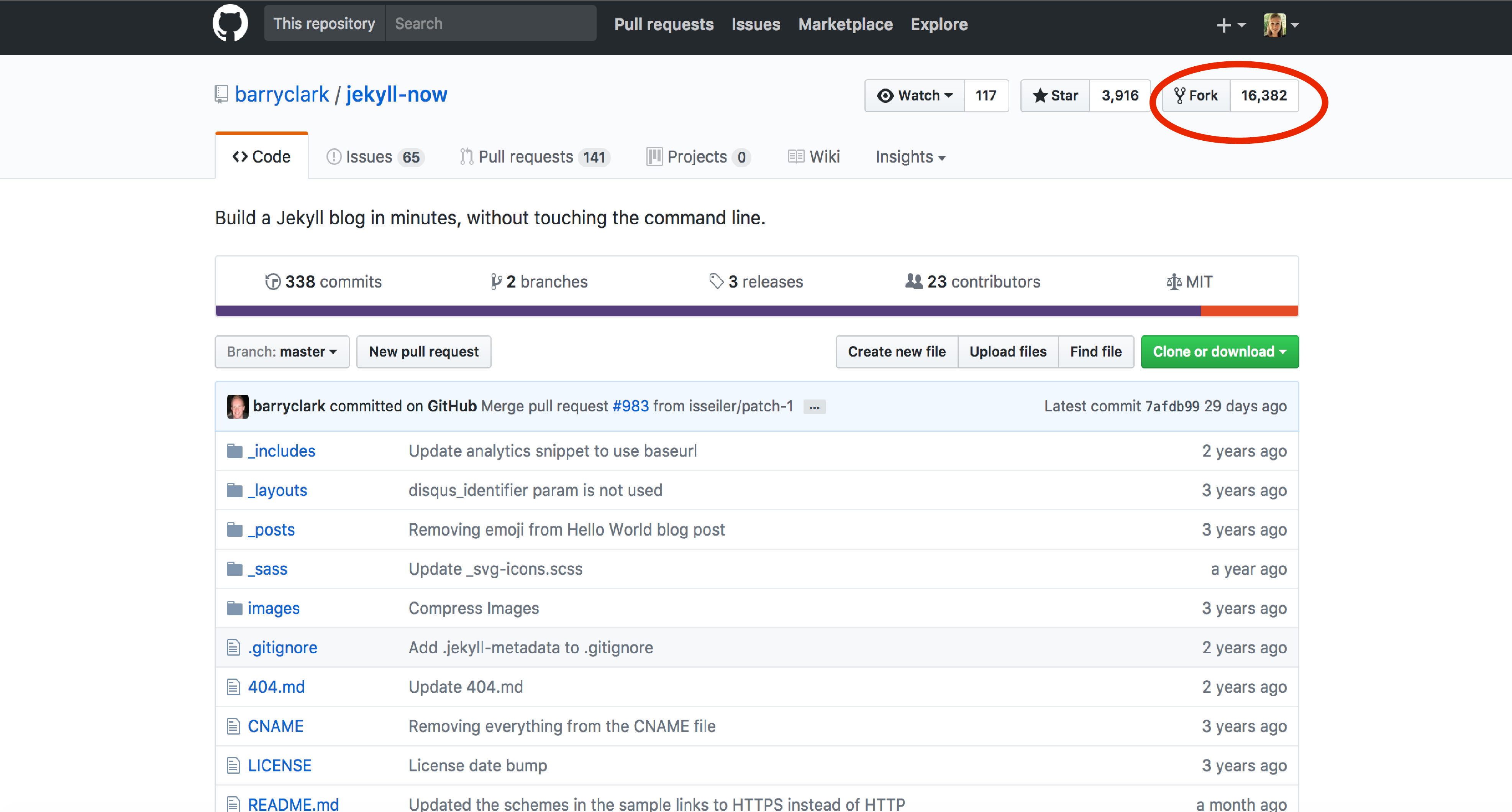 github desktop forked repository